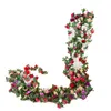 250 سم زهور الورد الاصطناعي لحفل الزفاف المنزل الديكور الربيع الخريف حديقة القوس عيد الميلاد DIY النباتات مزيفة كرمة