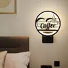 Lampada da parete Luna per camera da letto Illuminazione da esterno Jungle Street Soggiorno Accessori nordici Decorazione Luminaria