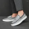 Casual Shoes 2024 Tassel Loafers Leather Comfort Men Black Formal Dress Slip on Driving Italy Moccasins Big Size 38-47