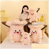 Plush Dolls Valentines Day Cute Cartoon P Doll Soft And Soothing Sleep Pillow Sofa Decoration Large Gift For Women Drop Delivery Toy Dhvxf