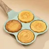 パン4ホールフライポットパン肥厚オムレツノンスティックエッグパンケーキ漫画クッキングハム朝食メーカー調理器