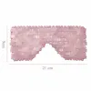 Bottles Rose Quartz Jade Eye Mask with Box Eye Massager Natural Stone Sleep Mask Relaxation Face Massager Therapy Facial Massage Tools