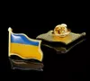 30 pièces Ukraine pays drapeau artisanat agitant 3D revers chapeau casquette épingle à cravate Badge république broche ism Pride7677706
