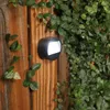 Wall Lamp 3LED Outdoor Solar Circular Reflective Light IP65 Waterproof Courtyard Stairs Steps Guide Street Lights Garden Villa Decor