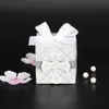 10pcs Cross candy box Bomboniere Wrap Holders with Ribbons For Baby Shower Baptism Birthday Wedding First Communion Christening 240226