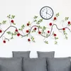 装飾的な花人工偽の糸シルクバラヴァインプラスチック植物ラタンガーランドリースウェディングホームパーティーの装飾