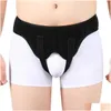 Masseur de dos Ceinture de hernie Masr pour le dos pour soutien inguinal ou sportif Sangle de soulagement de la douleur avec 2 compressions amovibles 23 Dhgwi