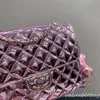 Дизайнерская сумка dioee Bag Роскошная сумка cc Star Purse Зеркальная кожаная сумка с двойной цепочкой Роскошная сумка через плечо cc Backpack 24C Сумка на плечо с цепочкой Star и золотым и серебряным клатчем