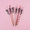 New 24Pcs Favors Bachelor Reusable Paper Bachelorette Decorations Naughty Hen Party Straws