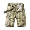 Men's Shorts Summer Korean Workwear Striped For Five Point Casual Mens Big And Tall Cargo Pants Tie M