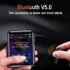 플레이어 2.5 인치 풀 스크린 MP3 플레이어 Bluetooth 스피커 Hifi 음악 휴대용 MP4 플레이어 지원 FM 라디오 레코더 eBook Walkman