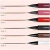 Eyeliner Blooming Elimorysty Biery płynny penek eyeliner wodoodporny długotrwały wino czerwony brąz