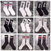 Skarpetki męskie Rhude American High Street Trend Socks Super popularne dzianinowe skarpetki dla mężczyzn i kobiet Wysoka jakość All Seasons Medium Skarpetki Wygodna ciepła moda S 4zkv