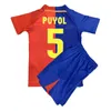 2005 2015 RONALDINHO Kids kit Retro Soccer Jerseys ALEXIS XAVI PUYOL MASCHERANO JORDI ALBA A. INIESTA PEDRO Home Football Shirts