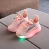 Sneakers Size 2130 Child Breathable Lightweight Shoes Luminous Sneakers for Boy Girl Led Casual Sneakers Baby Toddler Shoes with Lights