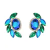 Dangle Earrings European And American Resin Crystal Gems For Women Fashion Jewelry Bohemian Style Accessories