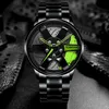 Top Watch Brand Car Wheel Custom Design Sport Rim Watches Stainless Steel Waterproof Whole 2021 Men Wrist Wristwatches219W