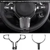 Interior Accessories Front Steering Wheel Cover Trim Fit For BMW F22 F23 F30 F31 F34 F32 F33 F10 F15 X5 F16 X6 2024-2024 ABS Carbon Fiber