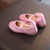 Açık çocuk parıltı ayakkabıları prenses kızlar düz elbise ayakkabıları balerin dans ayakkabıları parti düğün çiçek bebek bling moccasin footwear2635
