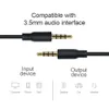 Communications Universal 3.5mm Cord for Phone Connecting with Speaker, Car Aux Audio Extension Cable, 3 Meters Length