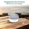 Speakers Plusacc 10000mah Rechargeable Battery Base for Alexa Echo Dot 3rd Gen Holder Mount Power Bank Charger for Alexa Speaker