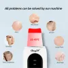 Rengörare CKEYIN EMS Ultrasonic Skin Scrubber Ionic Lifting Drawing Cleaner Peeling Exfoliating Blackhead Remover Skin Cleaning Device