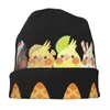 Berets Parrot Beanie Hats Bird Icecream Bonnet Female Male Street Gym Skullies Beanies Spring Custom Warm Caps