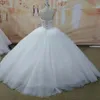 Princess Ball Gown Wedding Dress Sweetheart Heavy Handwork Pearls Puffy Corset Back Mariage Bridal Gowns Vestidos De Novia