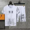 Survêtements pour hommes Designer Sportswear Mode Costume pour hommes Monogramme imprimé à manches courtes Ensemble T-shirt et short M-3XL