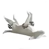 Jewelry Pouches Modern Ring Holder Plastic Dog Organizer Stand Desktop Figurine Decoration For Pet Lovers