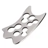 Products Gua Sha Board 304 Stainless Steel Acupuncture Scraping Health Care Massager Body Back Physical Therapy Massage Plate Scrapper