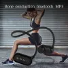 Player Bone Conduktion HiFi MP3 Musikspelare IPX8 Vattentät simning utomhus Sports headset Bluetooth 5.0 Mp3 Walkman Wireless bakre HA