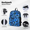 Rucksack Cool Spash Camouflage Blaue Punkte Geometrische Rucksäcke Mädchen Outdoor-Stil Weiche Schultaschen Individueller Rucksack