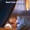 Nattlampor sovrum molnljus laddningsbar ammande nattljus baby barnkammare barn flicka pojke säng rum ledlampa