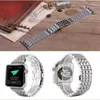 Projektant luksusowy Diamond Ręcznie robiony pasek Rzęty Smart Pasek do Apple Watch Series 7 6 5 4 3 2 SE Designer7uyj7uyj