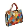 Mode Colorblocking sacs pour femmes sacs à main sacs à bandoulière sacs pour femmes à carreaux 030224