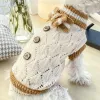 Pulls Pull tricoté pour animaux de compagnie automne hiver moyen petit chien vêtements de noël laine chaude mignon nœud papillon chaton chiot doux pull caniche