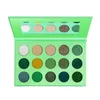 Fard à paupières Vert Smokey Ombre à paupières Matte et Glitter Palettes de maquillage hautement pigmentées Fard à paupières Jaune Violet Bleu 15 Couleur Bright Cre Dhwke