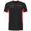 F1 Tシャツ2024シーズンフォーミュラ1チームウェアドライバーTシャツポロシャツ男性女性レーシングファンTシャツチームロゴクイック乾燥ジャージ