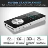 Jogadores 1.8 "Sem Fio HiFi HD MP3 MP4 Player Lossless Stereo Bass Mic Fone de Ouvido Carga Rápida Cabo USB Alto-falante FM Record TF Slot