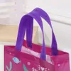 Novo 8 pçs sacos de presente não tecido sereia tema favores portátil pacote de doces saco crianças chá de fraldas decorações de festa de aniversário