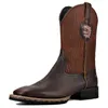 Stiefel 2024 OTTO ZONE England Western Echtes Leder Herren Motorrad Knöchel Freizeitschuhe OS-5008-H10-B