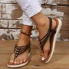 Casual Shoes Summer Sandals Women Fashion Flat Beach Outdoor Flip Flop Plus Size Sandalias de Mujer 2024