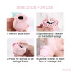 عناصر الجمال الصحية الأخرى اللطيفة Sile Facial Cleansing Brush Manual Face Cleanser Small Octopus Shape Exfoliating Drop Deliv DHCK3