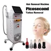 High Performance 2 i 1 Ice Point Hair Removal 810 Diode Laser Depilation ND Yag Picosecond Tattoo Washing Skin Carbon Peel Whitening Machine