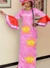 Vêtements ethniques Robe Bazin Riche Brode portable tout au long des quatre saisons Africaine africaine Abaya robes Robe pour femmes