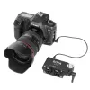 アクセサリーBoya byma2 dualchannelレコードオーディオミキサーxlrジャック6.5mmから3.5mm dslrカメラ用ワイヤレスマイクシステム