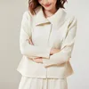 Chemisiers pour femmes GGHK Miyake printemps et automne hauts à la mode revers à manches longues simple boutonnage décontracté polyvalent veste courte