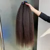Meilleure vente Grade 12A Extensions de cheveux malaisiens de qualité supérieure 100% trame de cheveux humains péruvien indien cheveux brésiliens crépus raides 3 faisceaux