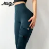 Atuendo Leggings de nylon Pantalones de mujer Pantalones de yoga Sports Sexy STETY CALA LA ELÁSTICA POLLICA